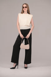 Latte Luxe Crew Neck Top